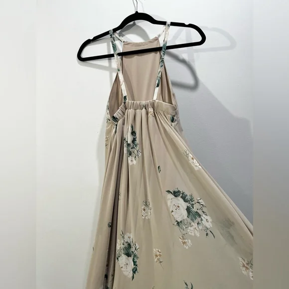 Show Me Your MuMu Amanda High Neck Sleeveless Floral Chiffon Maxi Dress size XS - Picture 8 of 10